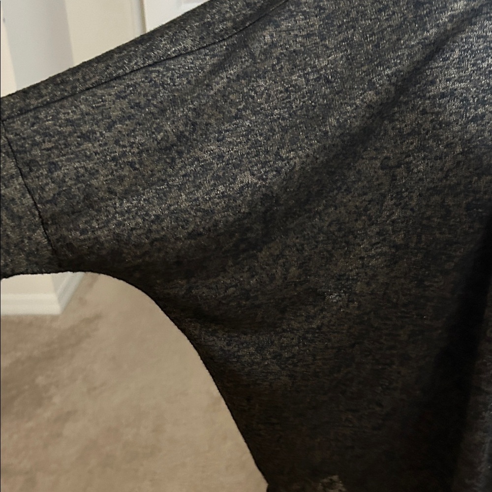 Joan Vass Black and Gold Dolman Sleeve small Blouse - Picture 8 of 9